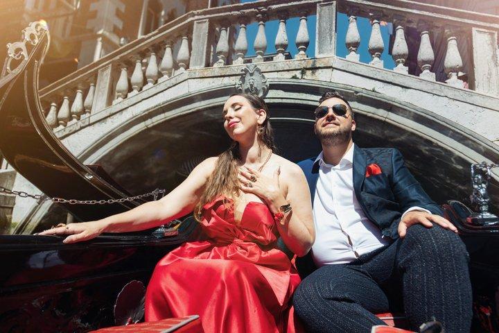 Demande en mariage et mariage Shoot Gondola et livraison express