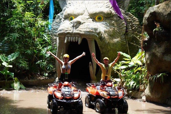 ウブドATVクワッドバイク、スパ、コーヒー農園体験