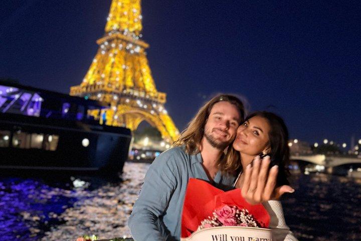 Crucero privado por el río Sena - Iluminación de la Torre Eiffel