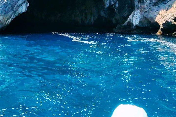 Visite en bateau de Positano avec baignade et photographie au départ d'Amalfi