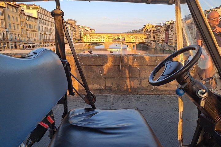 Visite panoramique de Florence en voiturette de golf avec un guide local