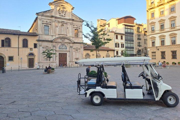 Visite panoramique de Florence en voiturette de golf avec un guide local