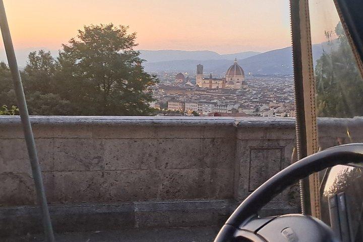 Visite panoramique de Florence en voiturette de golf avec un guide local