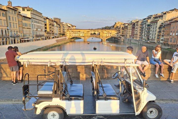 Visite panoramique de Florence en voiturette de golf avec un guide local