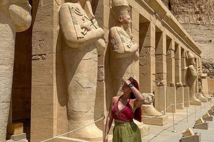 Tour privato di un giorno della Valle dei Re Karnak e Hatshepsut Luxor