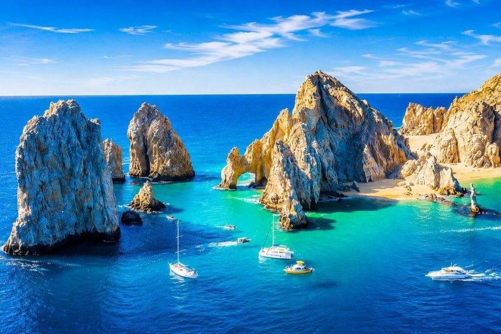 Cabo San Lucas Arch och Lover's Beach båttur