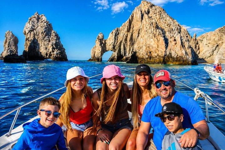 Cabo San Lucas Arch och Lover's Beach båttur