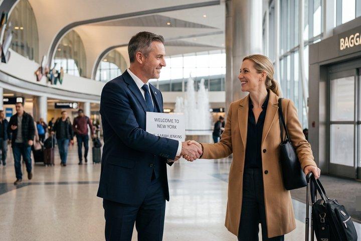 New York : LGA Lufthavn Privat Transfer til/fra Manhattan |Brooklyn