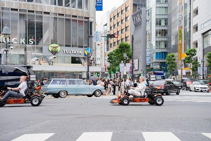 渋谷、新宿を通る東京ゴーカート（要国内避難民）