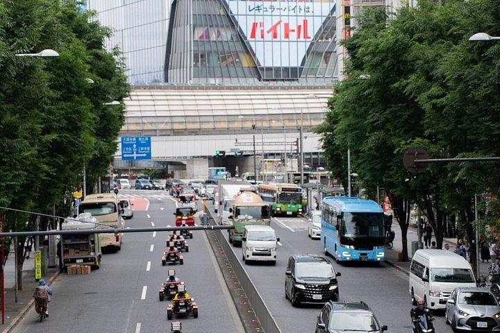 渋谷、新宿を通る東京ゴーカート（要国内避難民）