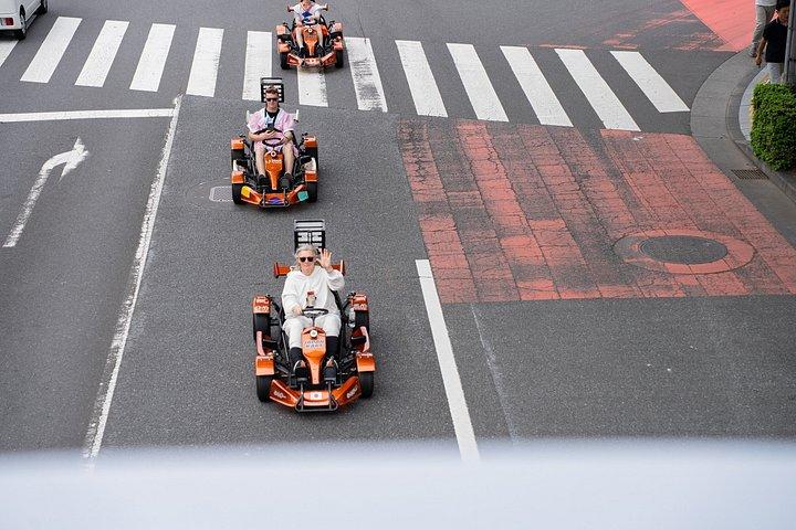 渋谷、新宿を通る東京ゴーカート（要国内避難民）