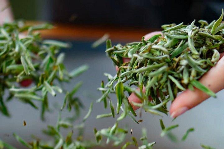 杭州梅澳茶摘みと茶焙煎体験