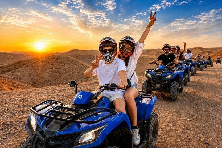 Agafay Desert Sunset from Marrakech: Quad, Camel & Dinner Show