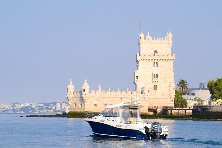 Lissabon Monument Båttur på floden Tejo