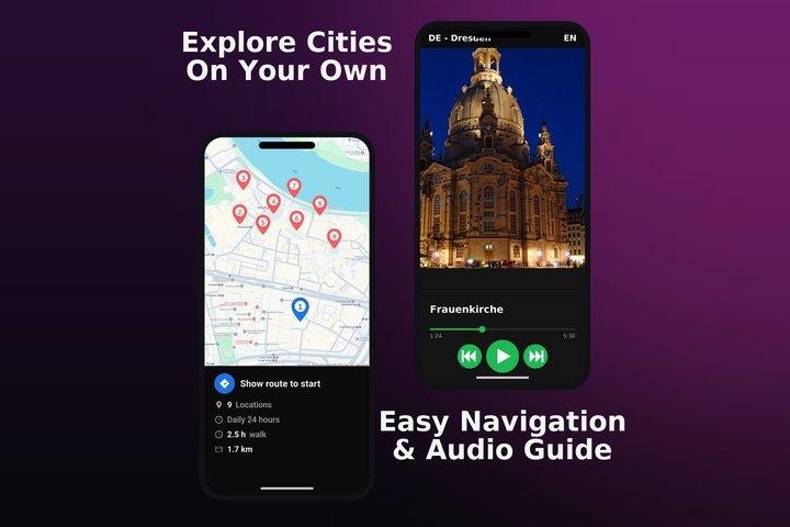 Dresde met en avant Audio Guide et visite libre