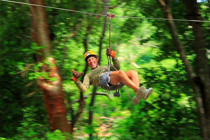 Canopy Tour-Erlebnis in Sayulita, Nuevo Nayarit.