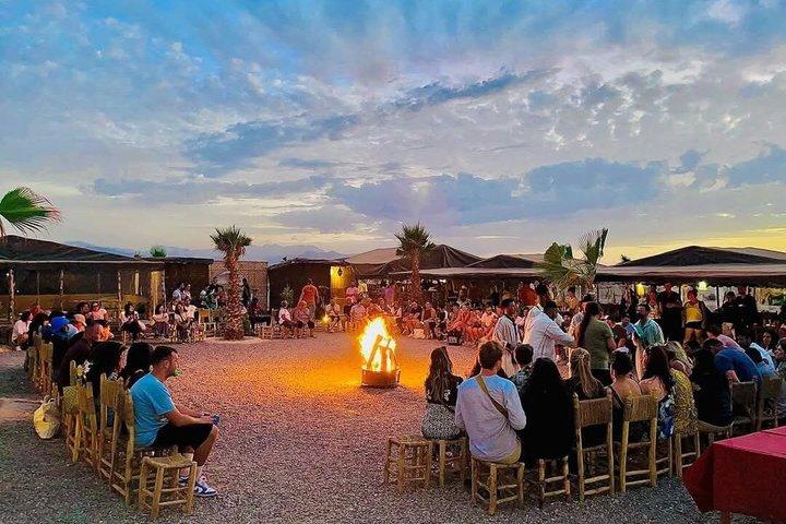 Marrakech to Agafay Desert Dinner Experience