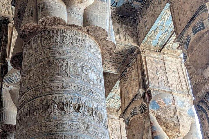 ルクソール発エスナ寺院（クヌム寺院）半日プライベートツアー。