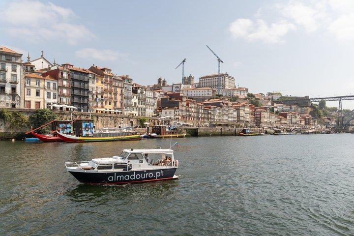 Porto Private Douro Cruise: 6 Bridges, Sunset, Wine & Snacks