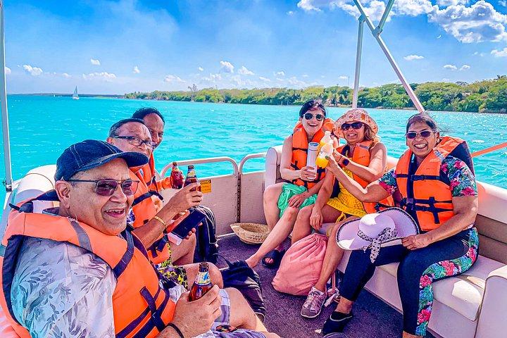 Bacalar Seven Color Lagoon Boat Excursion all inclusive