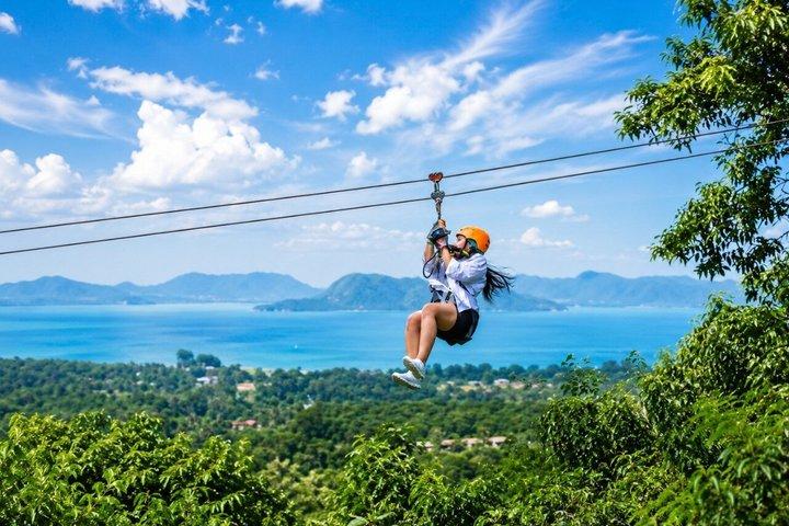 Tree Bridge Zipline Adventure in Koh Samui