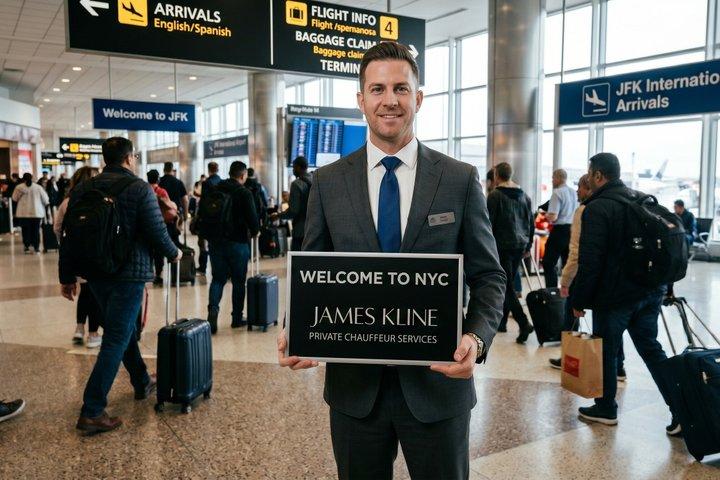 NYC：JFK空港プライベートトランスファー90分無料待機付き