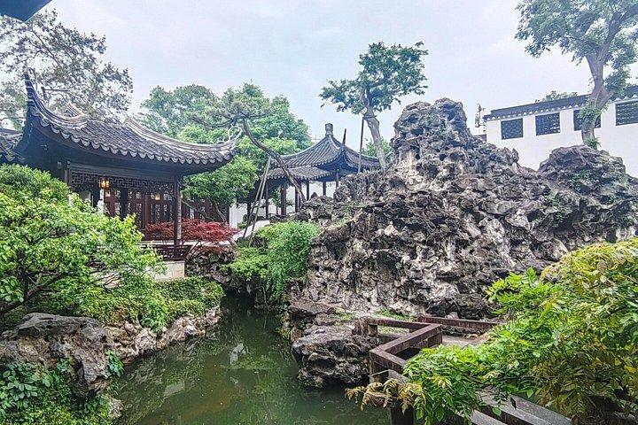 プライベートデイツアー：上海からの蘇州庭園とシルク博物館
