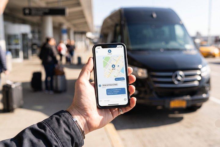 NYC：JFK空港プライベートトランスファー90分無料待機付き