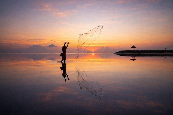Nascer do sol com passeio de pescador em Bali