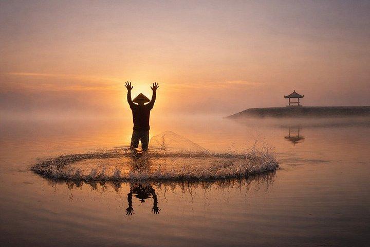 Nascer do sol com passeio de pescador em Bali