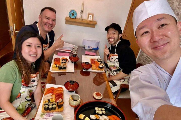 東京の寿司師が教える少人数寿司体験