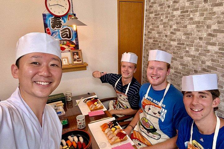 東京の寿司師が教える少人数寿司体験