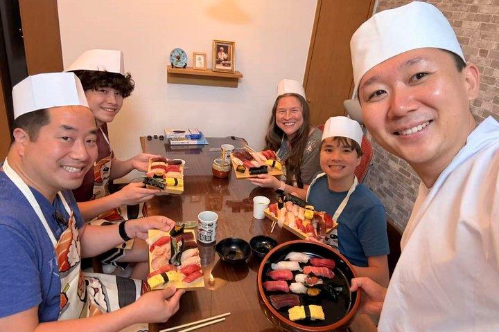 東京の寿司師が教える少人数寿司体験