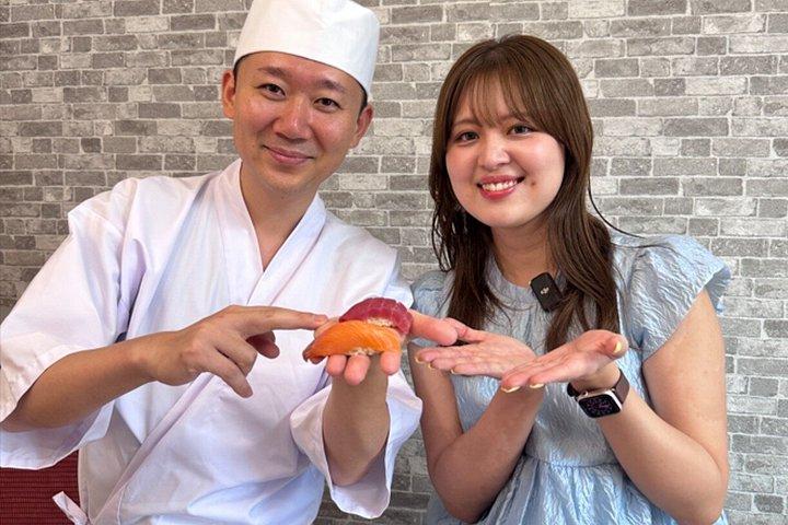 東京の寿司師が教える少人数寿司体験