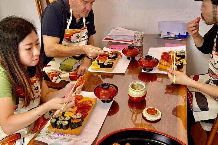 東京の寿司師が教える少人数寿司体験