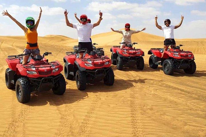 Dubai:Vip Red Dune Safari,4x4 Pick & Drop,Camel,Bbq & Quad Option