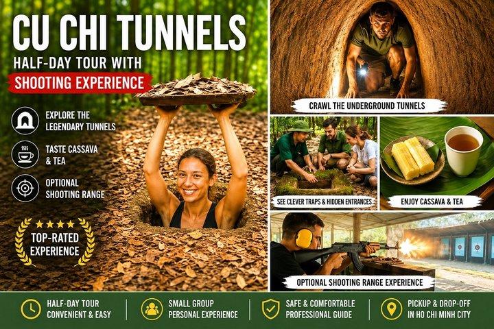 Cu Chi Tunnels Half-Day Tour with Shooting Range