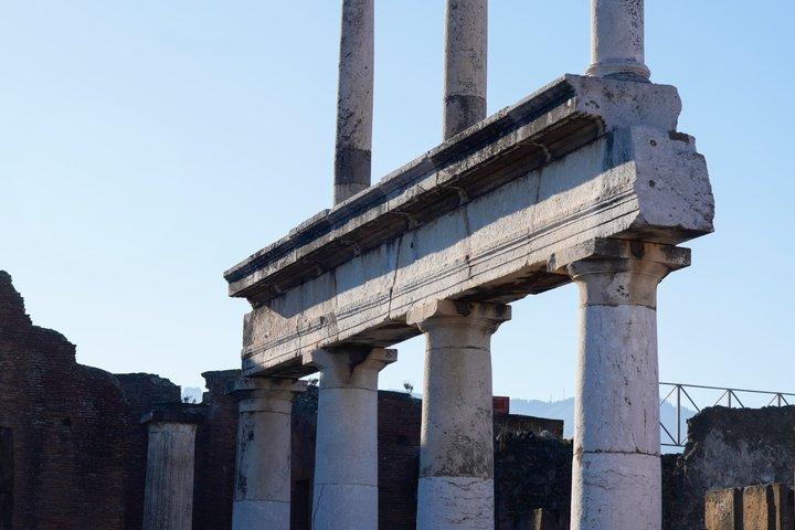 De Sorrente : Billet Pompeii Skip-the-Line, Billet de train et Visite guidée