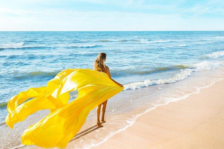テネリフェでのフライングドレスビーチ撮影