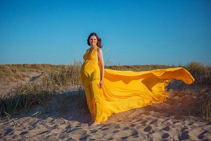 テネリフェでのフライングドレスビーチ撮影
