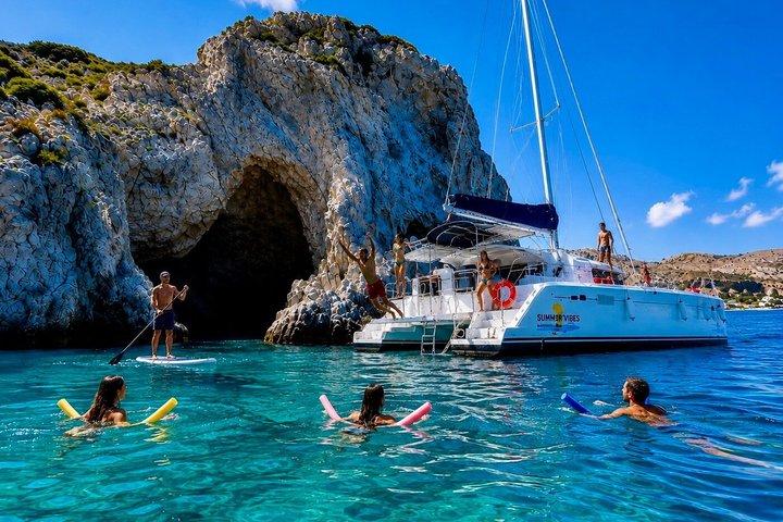 Rhodes: Cruzeiro de Catamarã de 3 Horas até Anthony Quinn, Ladiko & Afandou