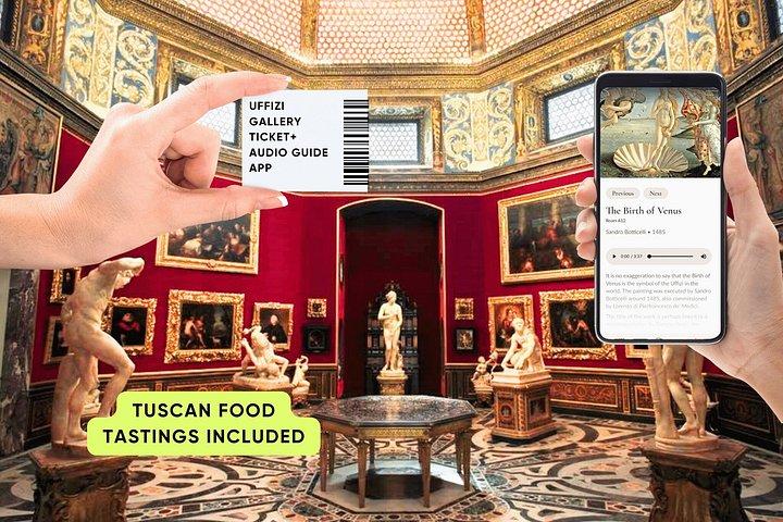 Florence: Uffizi Gallery Timed Ticket with Audio Guide App