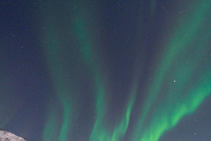 少人数グループでのオーロラ追跡とキャンプファイヤーディナー、写真撮影