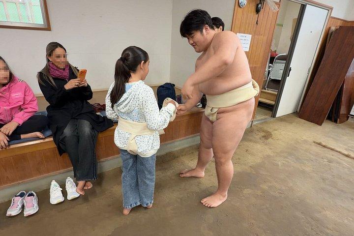 宮城野部屋合宿で大阪相撲の稽古