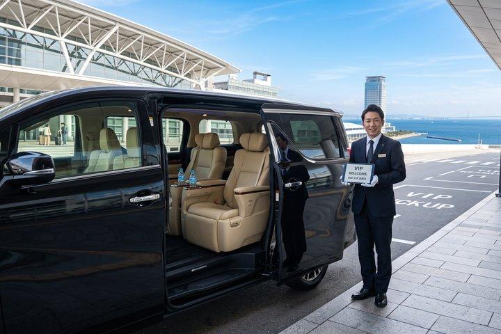 Kansai KIX Airport : Privétransfer van/naar Osaka of Kyoto