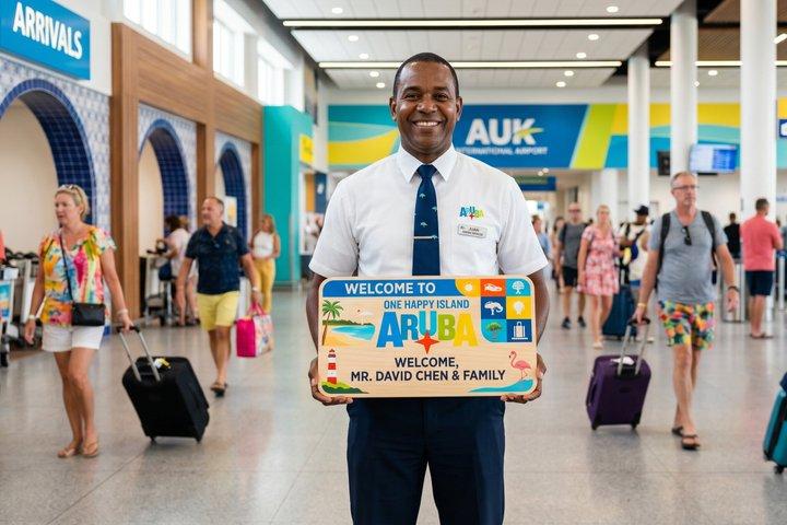 Aruba: AUA Airport Private Transfer ⇄ Oranjestad/Noord Center