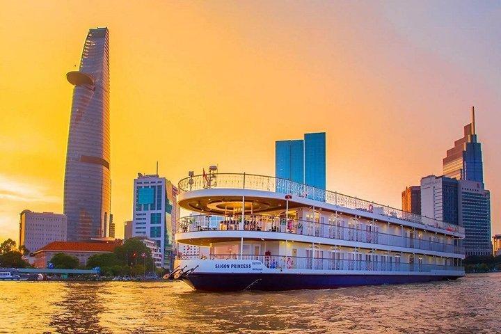 Saigon River Cruise Private Table Dinner and City Lights