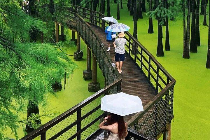 杭州の青山湖カヤックと観光ツアー
