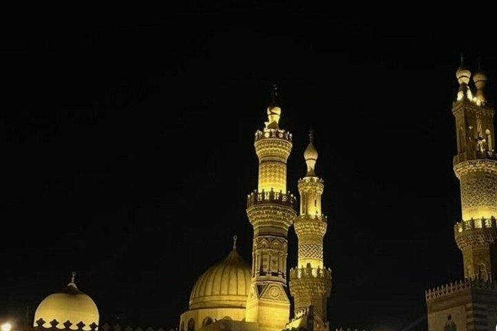 Passeio noturno privado do Cairo com jantar