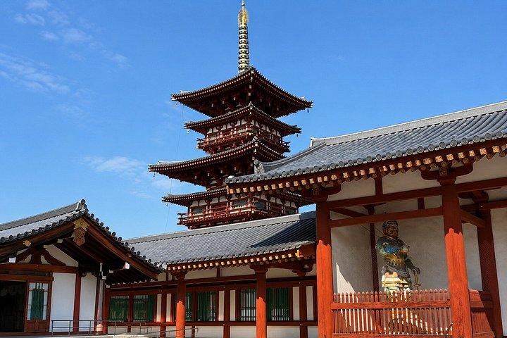 大阪/奈良発：10時間 古都寺院プライベートカーツアー